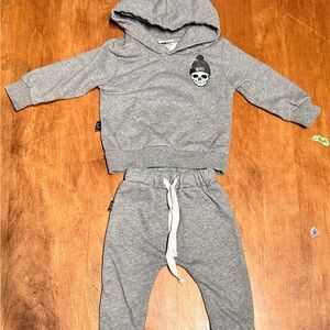 💀 ⛷️ Olive + Scout Jogger Set - 12-18 M